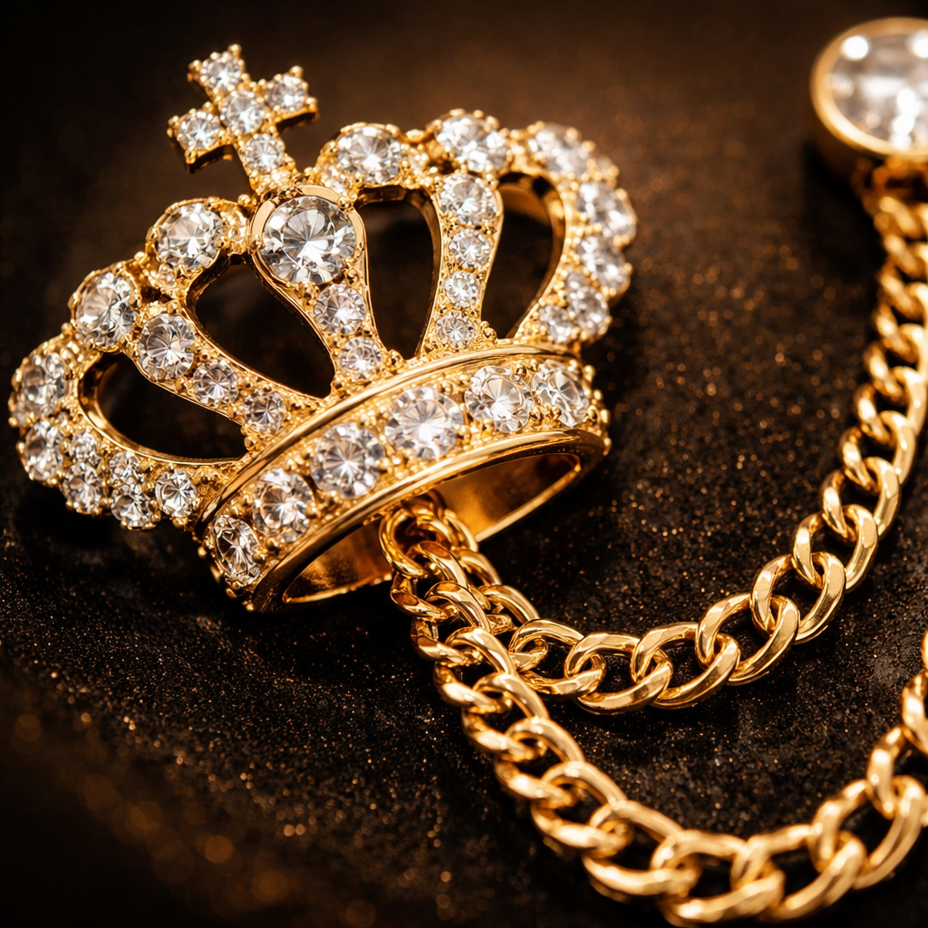 The Sovereign Crown Chain & Lapel Pin