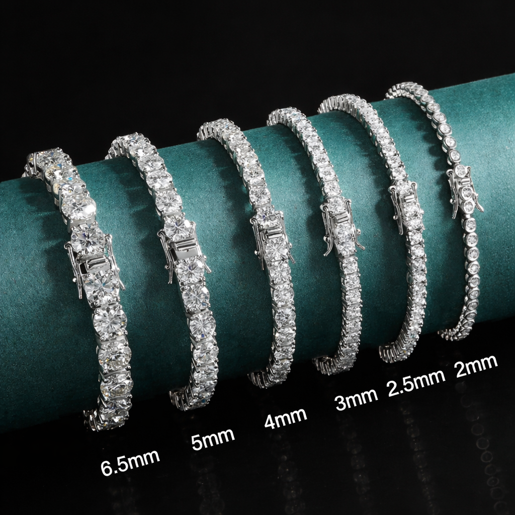 Diamond Tennis
Bracelet 925 Sterling Silver