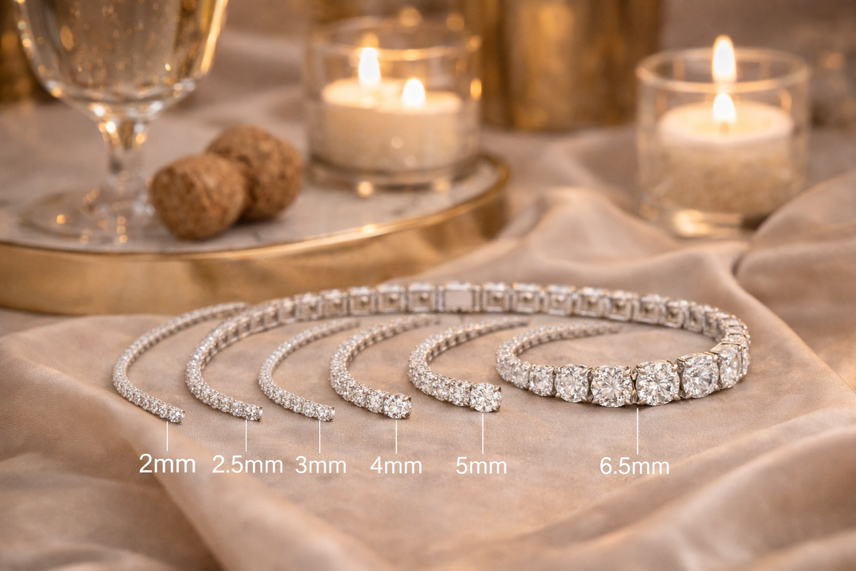 Diamond Tennis
Bracelet 925 Sterling Silver
