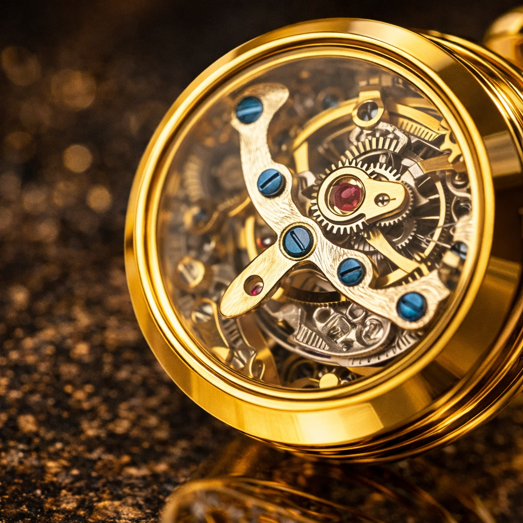 Davis Formal™ Mechanica Automatic Cufflinks – Luxury Skeleton Collection