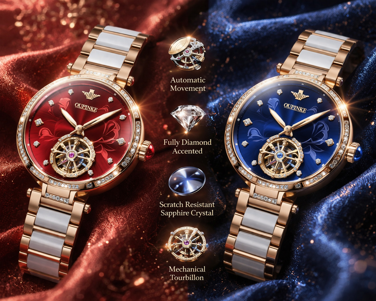 After Dark Diamond Automatic Tourbillon Watch