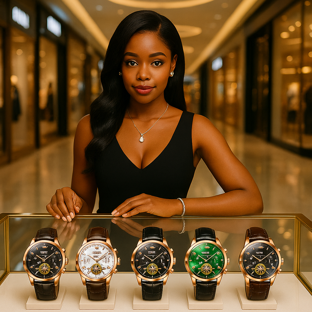 OUPINKE Tourbillon Leather Luxury Automatic Mechanical Wristwatch with Sapphire glass & Waterproof