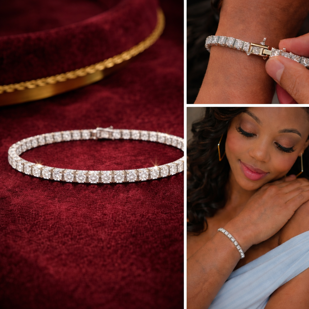 Diamond Tennis
Bracelet 925 Sterling Silver