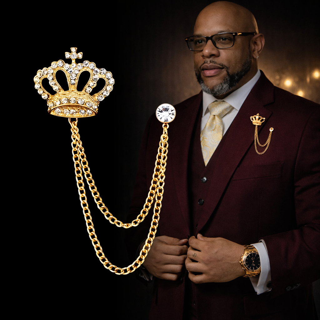 The Sovereign Crown Chain & Lapel Pin