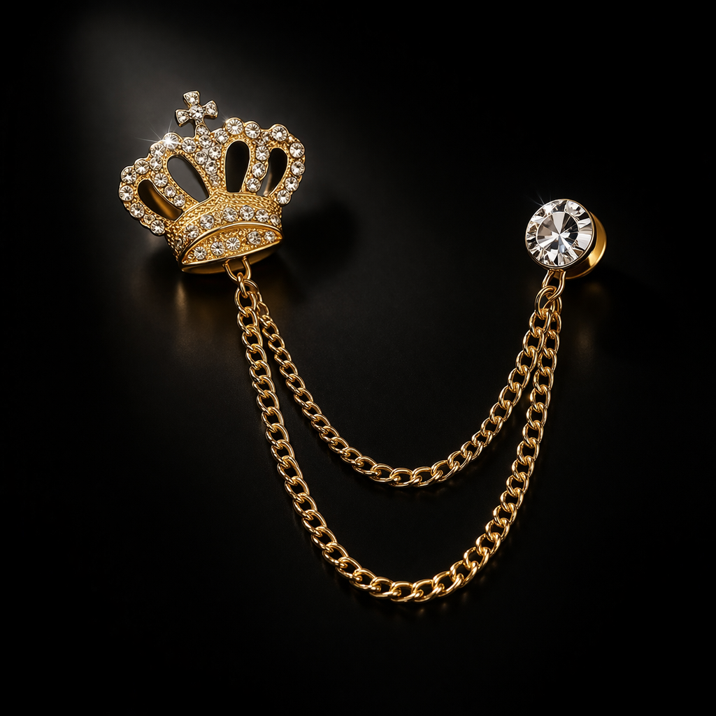 The Sovereign Crown Chain & Lapel Pin