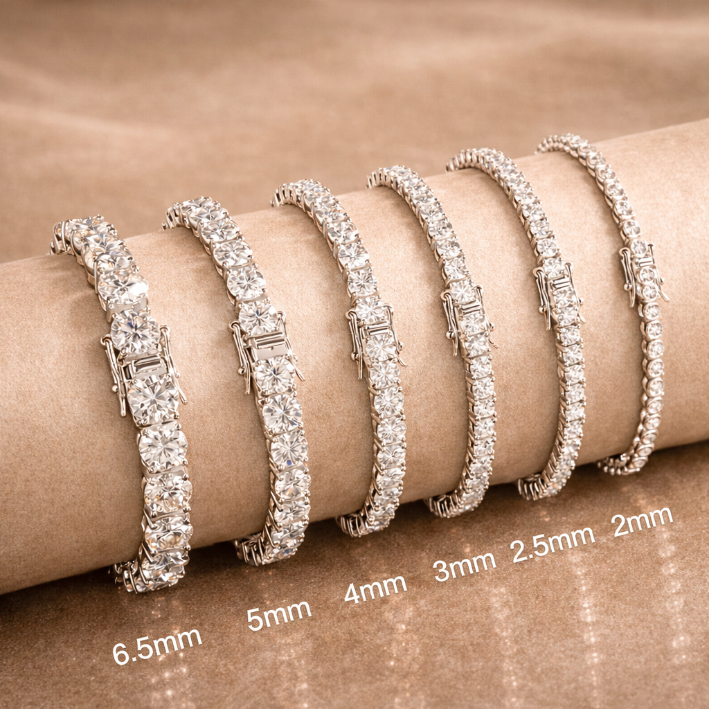 Diamond Tennis
Bracelet 925 Sterling Silver