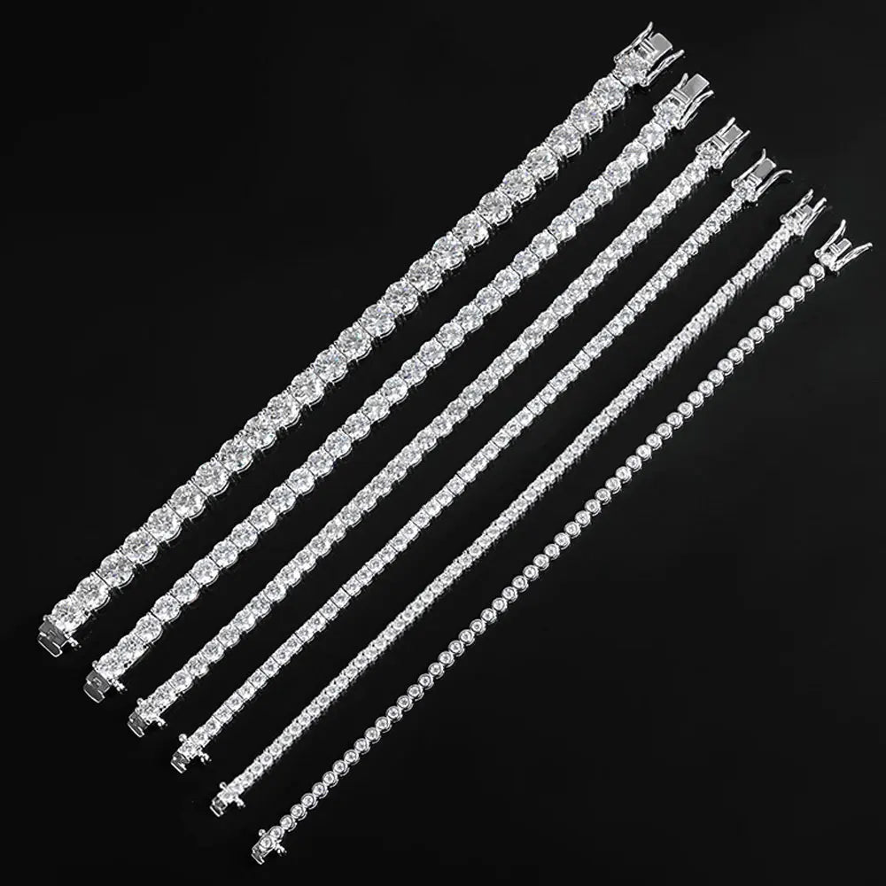 Diamond Tennis
Bracelet 925 Sterling Silver
