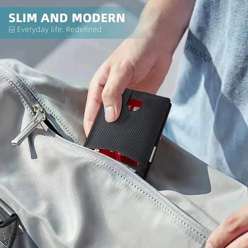 Smart Wallet. Billfold with RFID Credit Card Protection