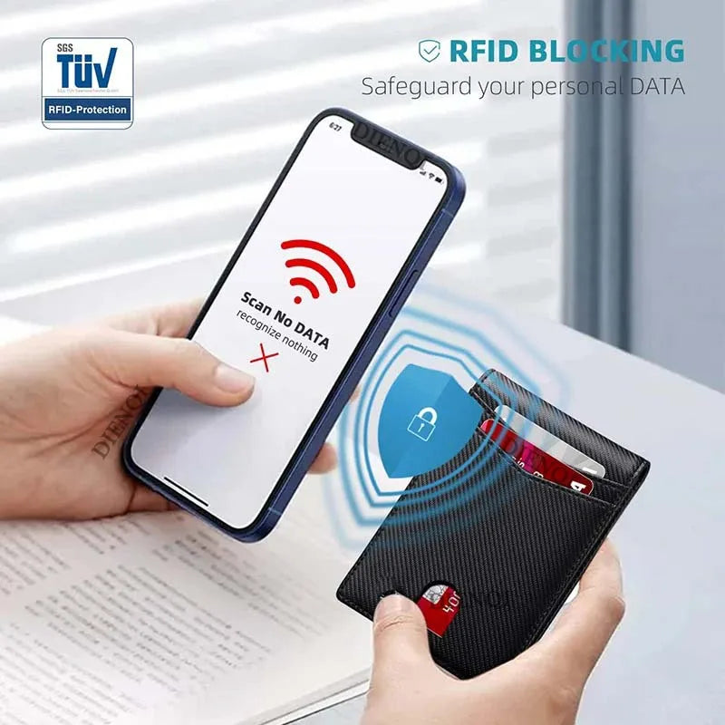 Smart Wallet. Billfold with RFID Credit Card Protection