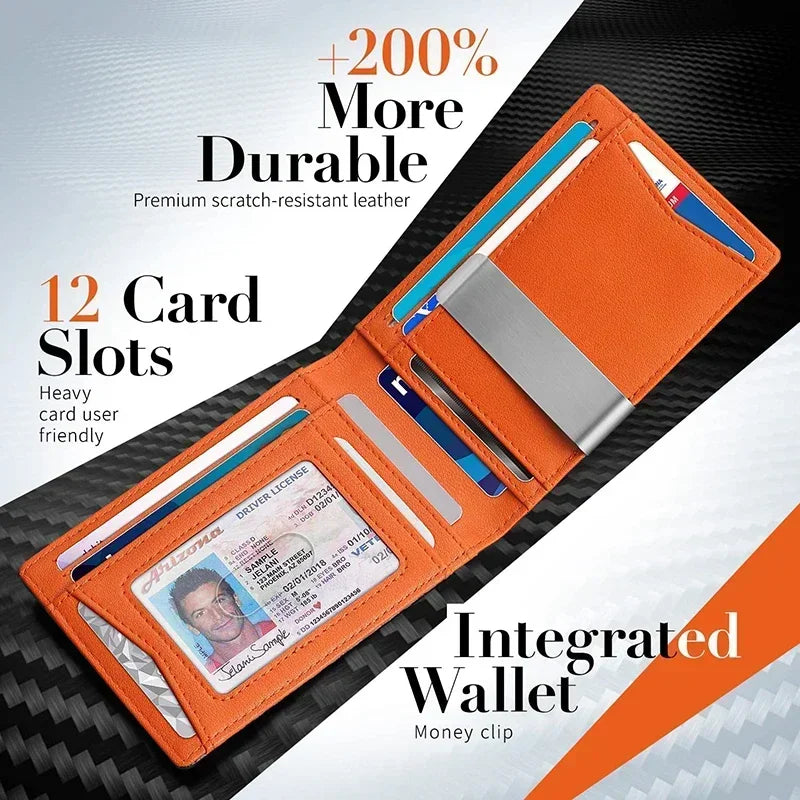 Smart Wallet. Billfold with RFID Credit Card Protection