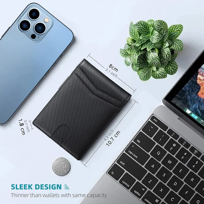 Smart Wallet. Billfold with RFID Credit Card Protection