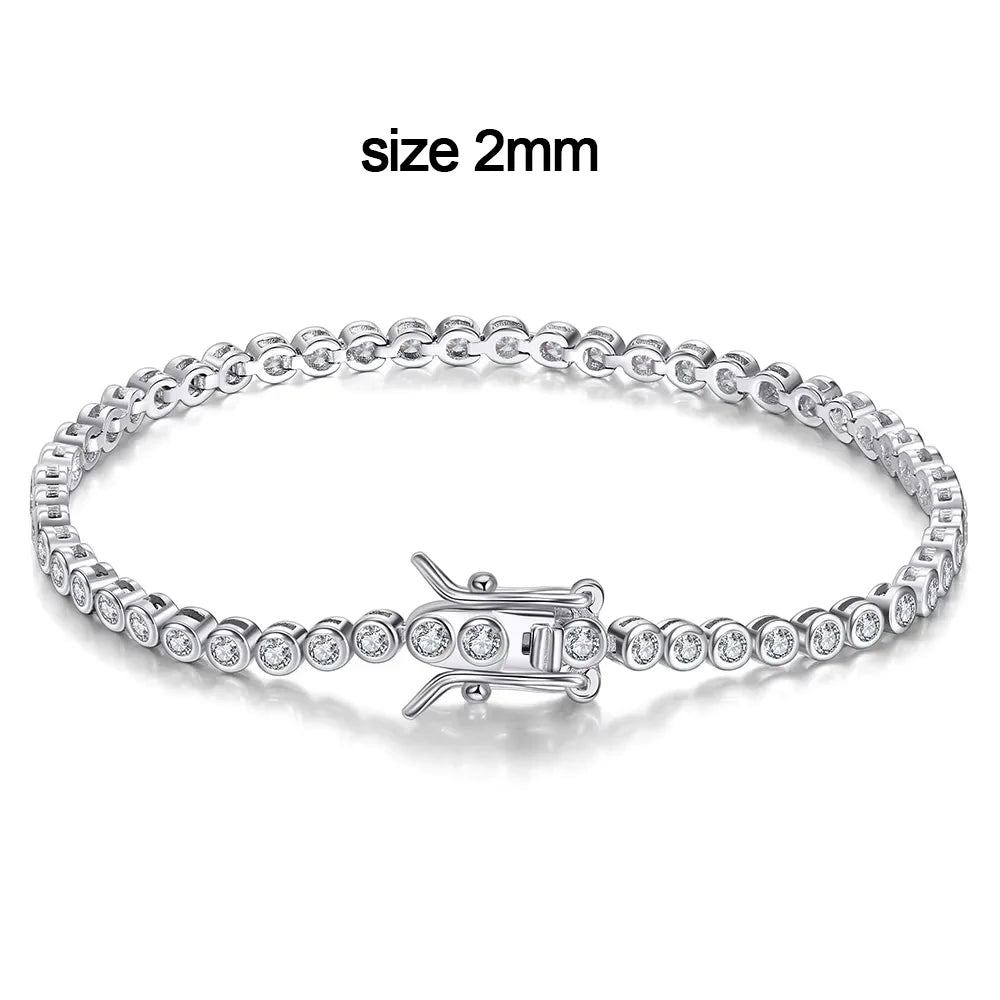 Diamond Tennis
Bracelet 925 Sterling Silver