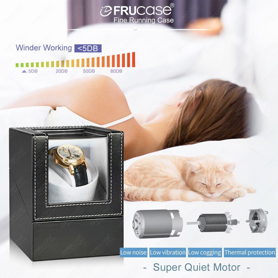 FRUCASE Watch Winder & storage for Automatic Watches