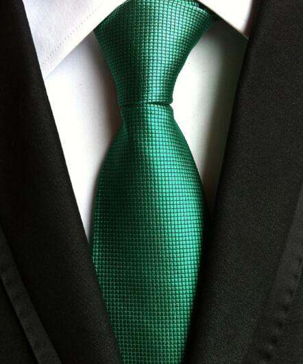 Fashion Neckties Classic Men's Stripe Yellow Navy Blue Wedding Ties Jacquard Woven 100% Silk Men Solid Tie Polka Dots Neck Ties