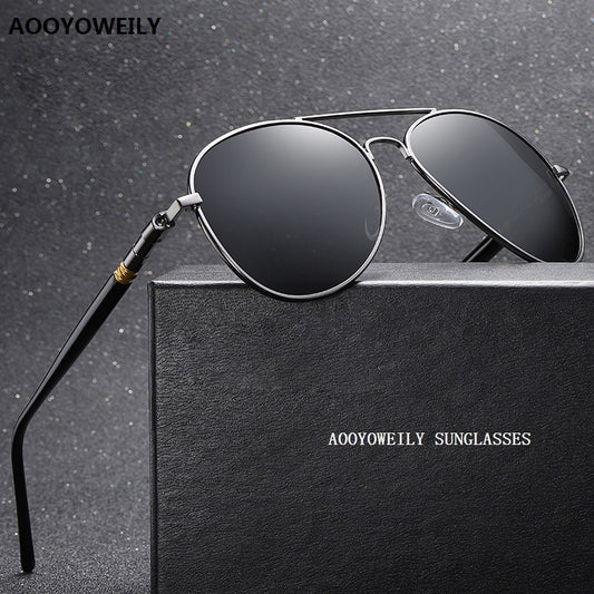 Luxury Men & Women Vintaged Black Polarized Sunglasses with UV400 protection